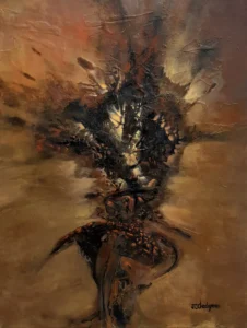 tableau de peinture abstraite