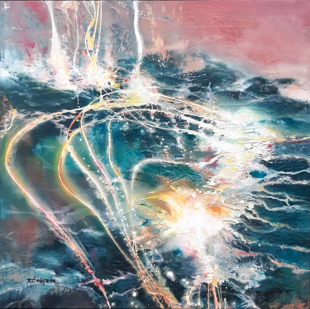 tableau de peinture abstraite