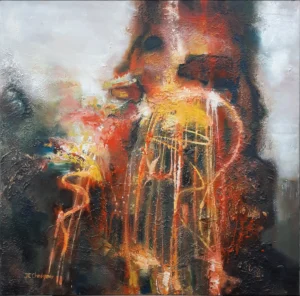 tableau de peinture abstraite