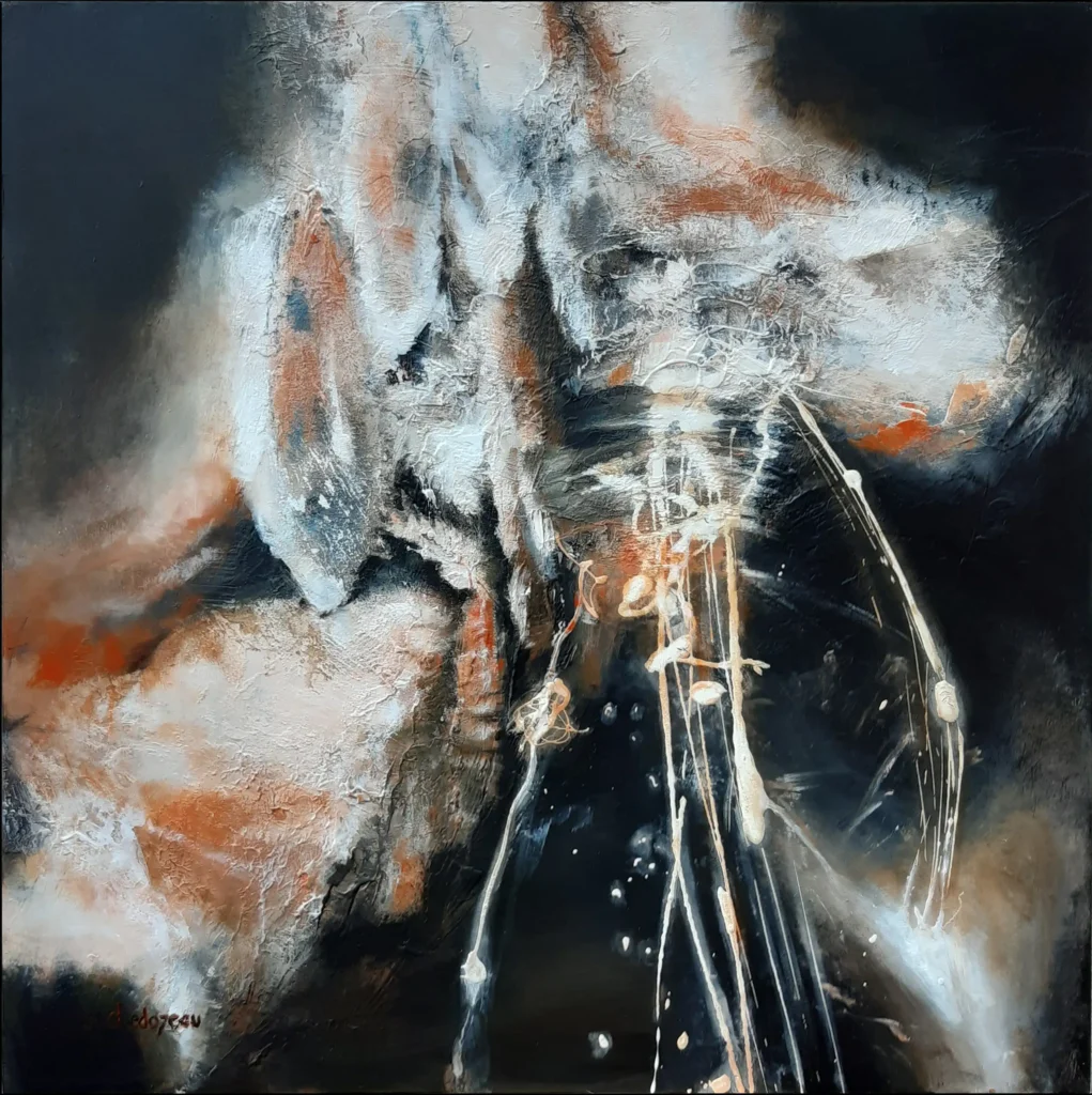 tableau de peinture abstraite