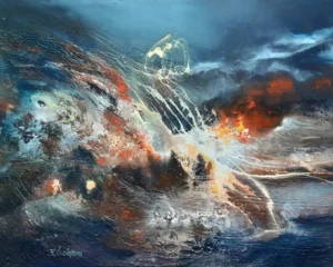 tableau de peinture abstraite