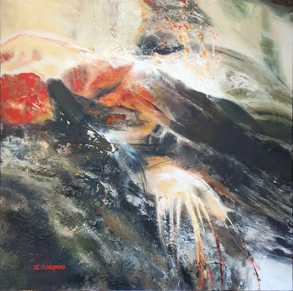 tableau de peinture abstraite