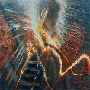tableau de peinture abstraite