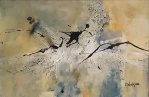 tableau de peinture abstraite
