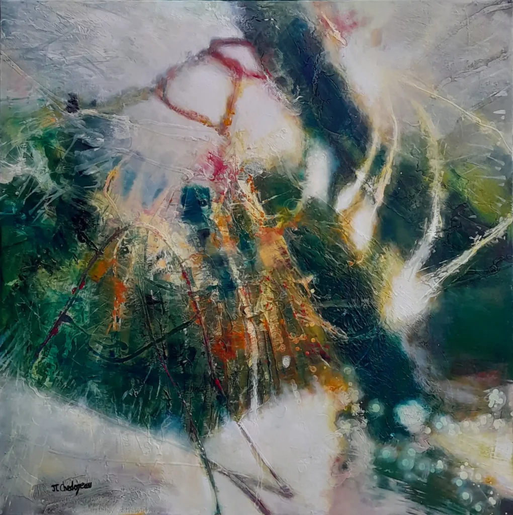 tableau de peinture abstraite