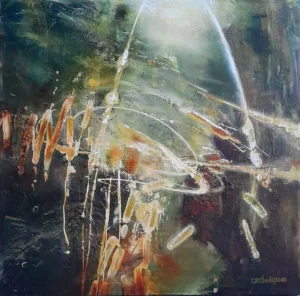 tableau de peinture abstraite