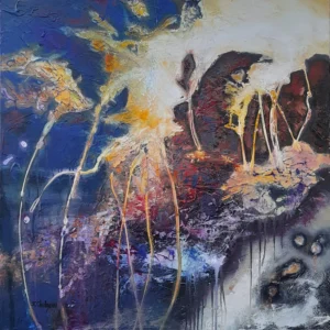 tableau de peinture à l'huile abstraite