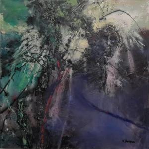 tableau de peinture à l'huile abstraite