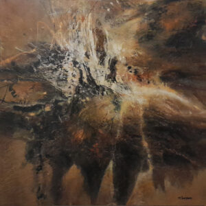 tableau de peinture à l'huile abstraite